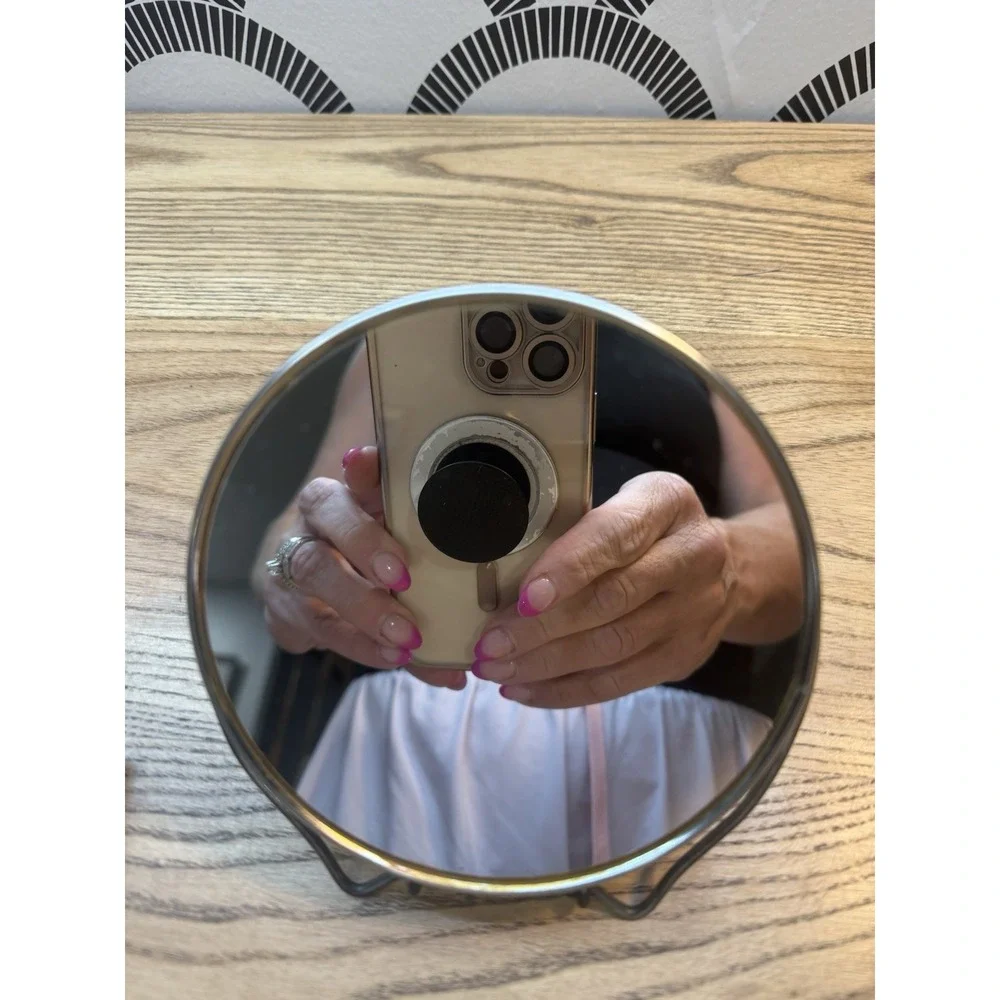 Vintage Brytone Shaving Makeup‎ Mirror Double Sided With Box Magnifying 1950s